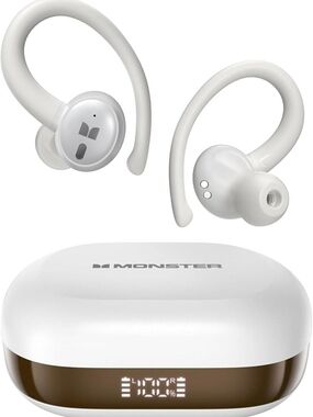 True Wireless Earbuds with Hook – White